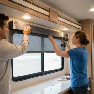 Install Solar Shades on RV Windows