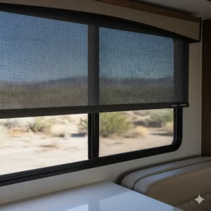 RV solar shades 5% openness
