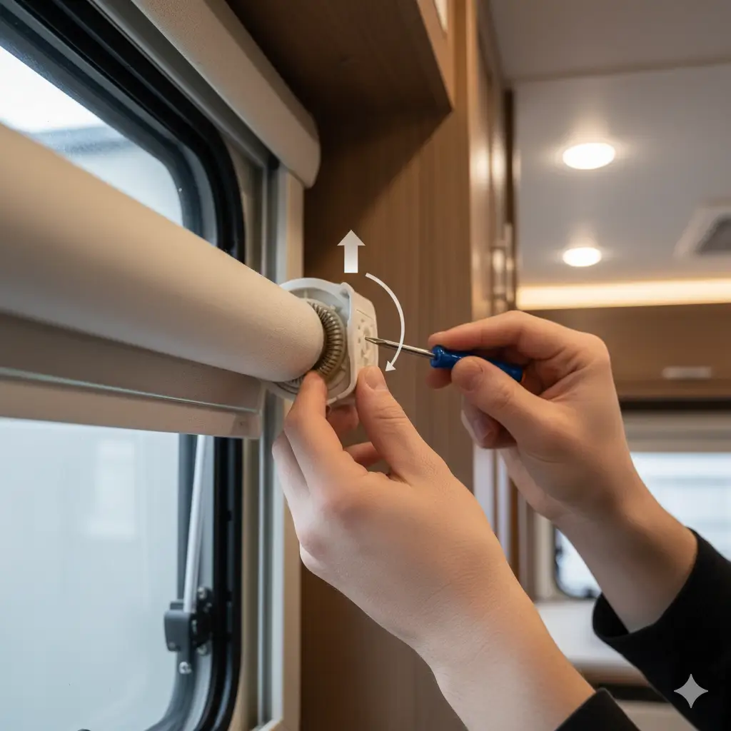 Adjust Your RV Roller Blind Spring for Smooth Operation