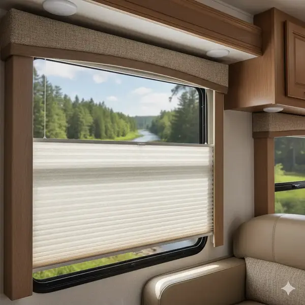 Cordless Top Down Bottom Up RV Blinds