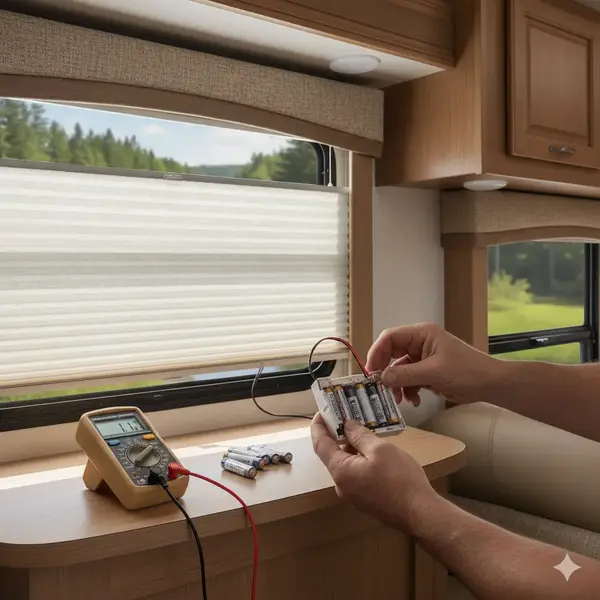 Recharge or Replace Dead, Drained Batteries – Troubleshooting Motoring Blinds