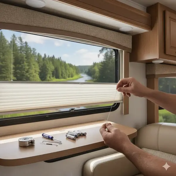 Remove Crookedness from the RV Blinds