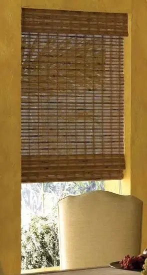 Diamond RV Woven Wood Roman Shades