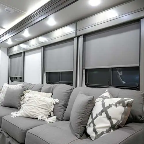 Platinum RV Roller Shades Blackout - Grey