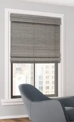 Platinum Cordless Woven Wood Shades